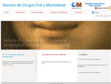 Tablet Screenshot of maxilofacial12deoctubre.com